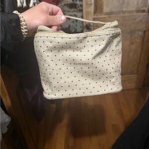Kate Spade Cream Polka Dot Cosmetic Bag